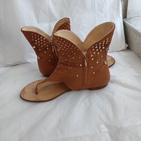 Giuseppe Zanotti gladiator sandals studded size 38 - Picture 12 of 14